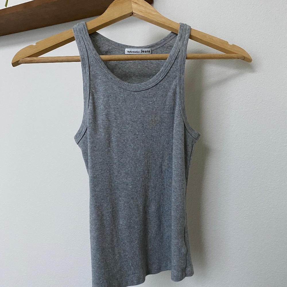 Reformation Fitted Tank Top Small